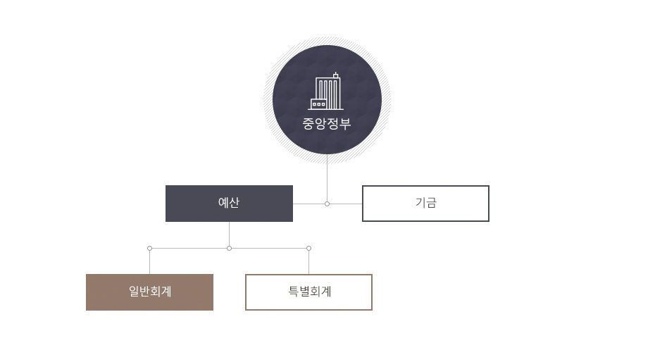 중앙재정 체계 이미지 입니다. 자세한 내용은 하단을 참고해주세요.