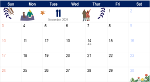 2024년 11월 일정 이미지