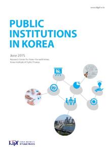 Public Institutions in Korea 2015