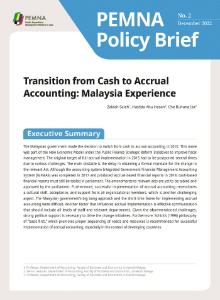 PEMNA POLICY BRIEF (ISSUE 2) TRANSITION FROM CASH TO ACCRUAL ACCOUNTING_MALAYSIA EXPERIENCE