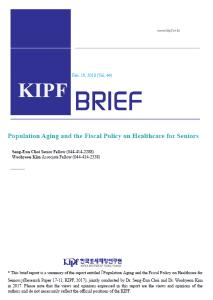 [KIPF BRIEF] Population Aging and the Fiscal Policy on Healthcare for Seniors